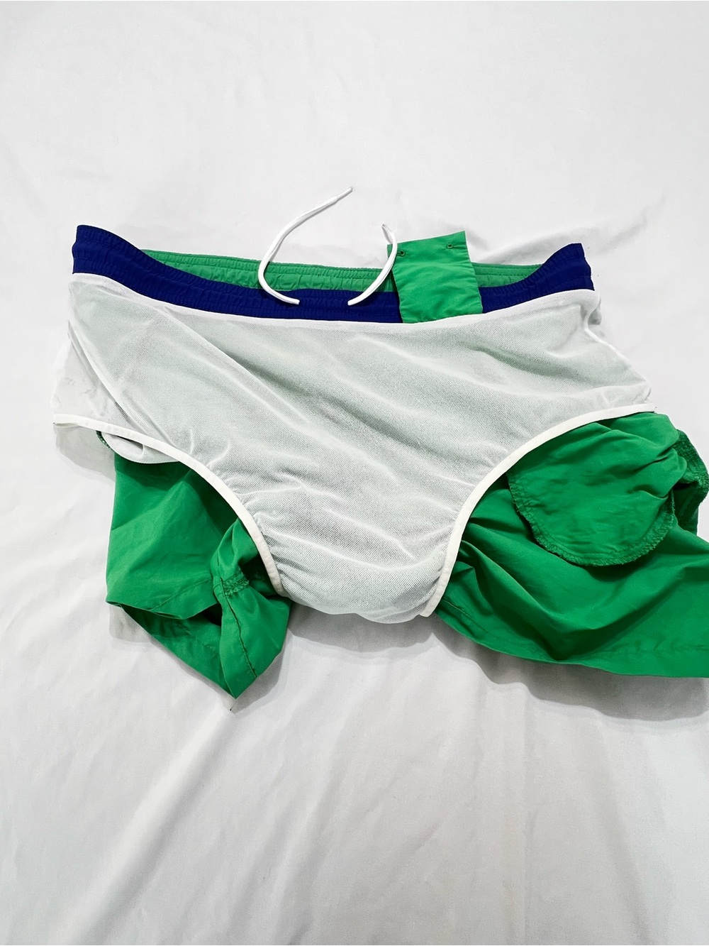 Polo by Ralph Lauren Green Swim Trunks Preppy Size XL - Picture 15 of 15